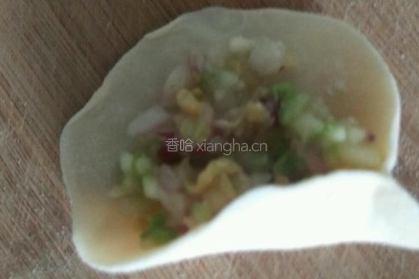 蒸饺……鸡蛋西葫芦洋葱馅的做法图解12