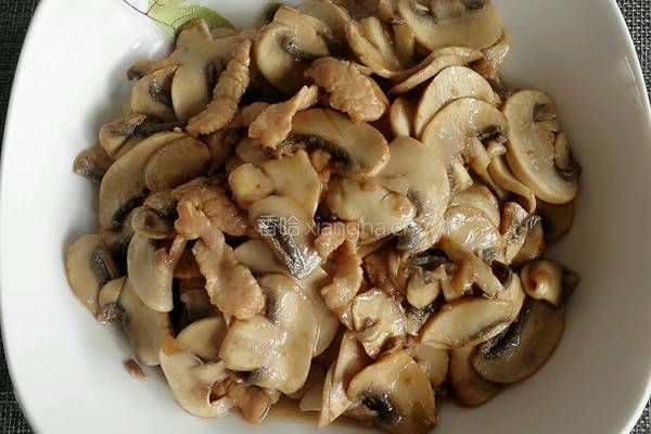 口蘑炒肉的做法图解10