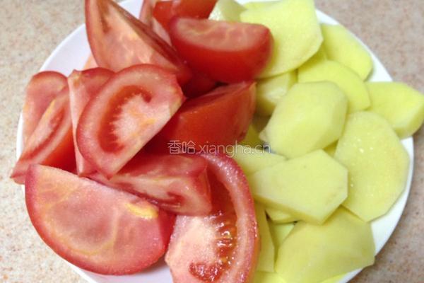 西红柿土豆骨汤的做法图解3