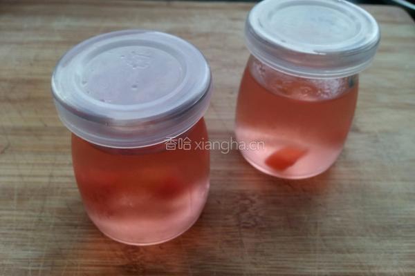 花果茶布丁的做法图解3