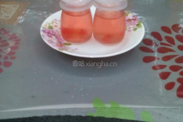 花果茶布丁的做法图解4