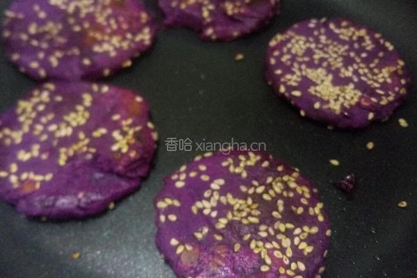 香煎紫薯饼的做法图解10