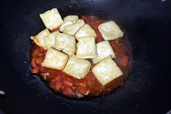 茄汁烧豆腐的做法图解9