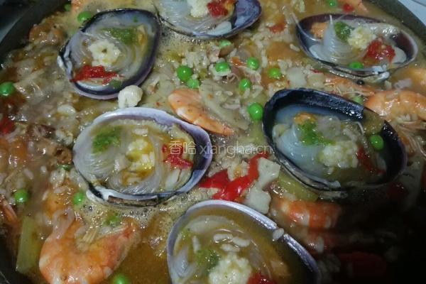 海鲜鸡肉烩饭的做法图解14