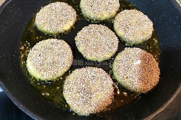 芝麻红薯饼的做法图解7