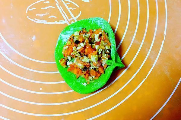 素馅菠菜包子的做法图解16