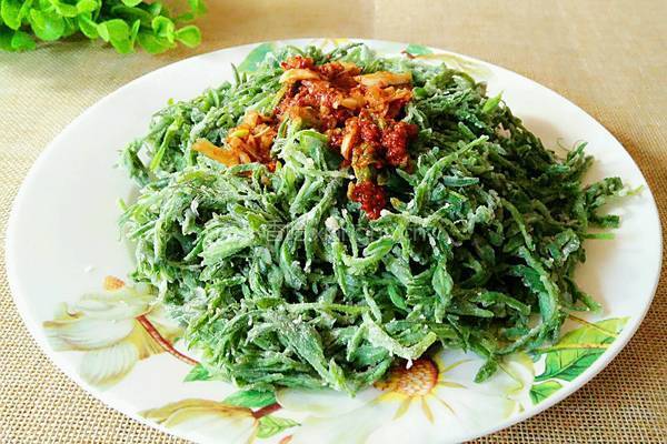 蒸野碗豆苗的做法图解11