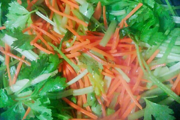 香芹牛肉丝的做法图解4