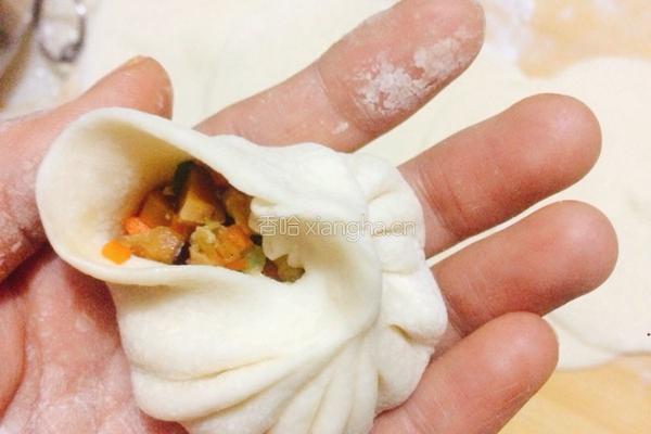 香菇鸡蛋包子的做法图解17