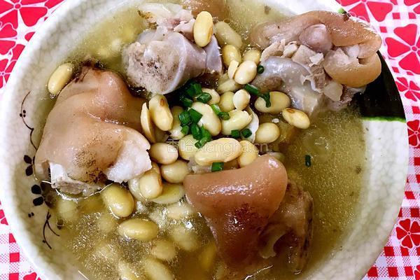 黄豆焖猪蹄