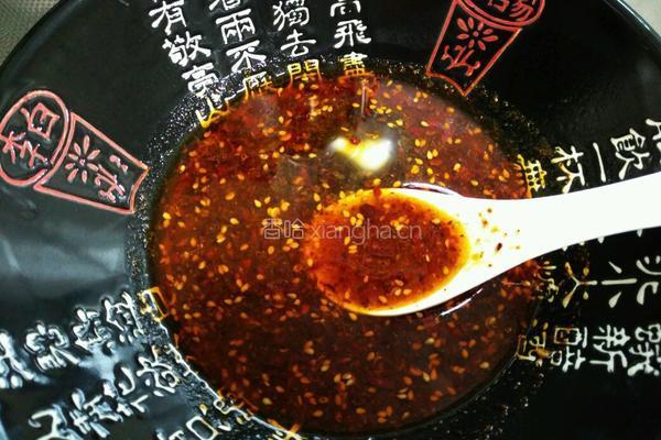 鸡蛋辣面的做法图解7
