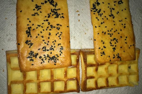 黑芝麻华夫饼的做法图解9