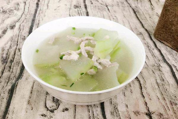冬瓜肉丝汤