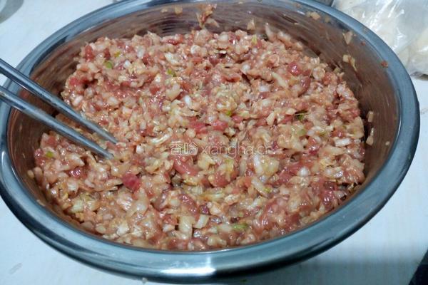 猪肉白菜馅水饺的做法图解5