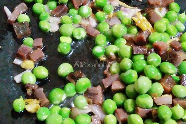 玉子豆腐酿腊香青豆的做法图解10