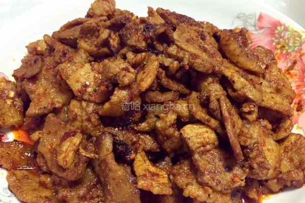 孜然炒肉的做法图解4