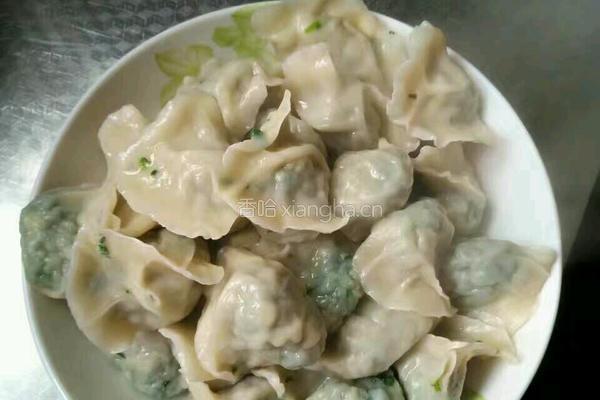 野菜大肉饺子的做法图解5