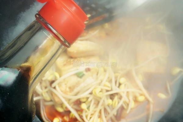 豆芽烩豆腐的做法图解11