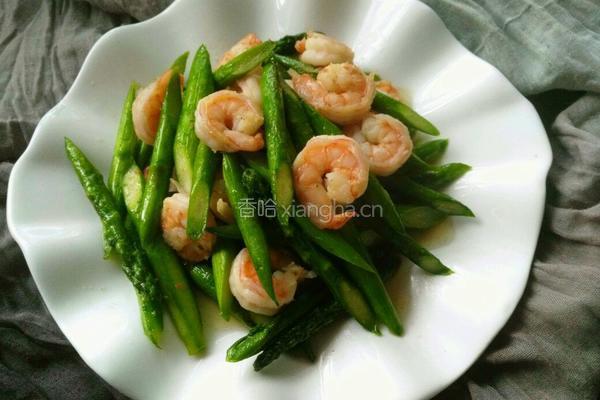 清炒芦笋虾仁的做法图解11