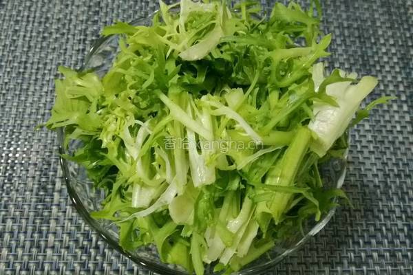 凉拌苦菊的做法图解2