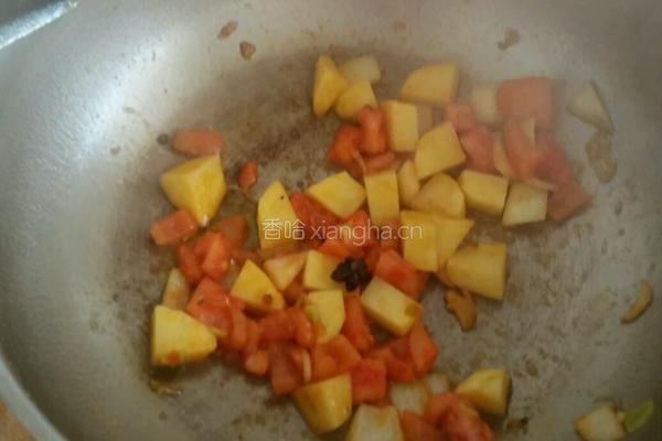 西红柿牛腩炖土豆的做法图解13