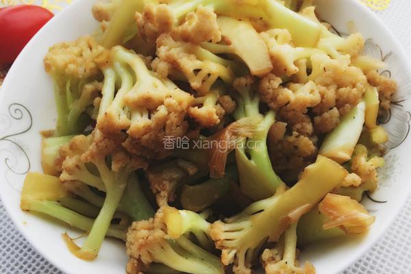 酱油有机菜花的做法图解4