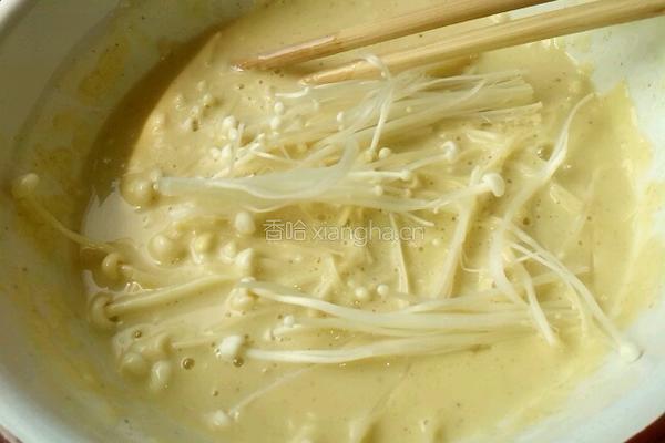 香酥金针菇的做法图解4