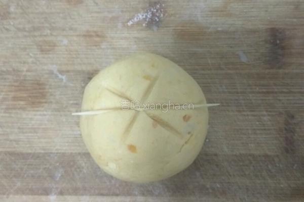 红薯糯米豆沙包的做法图解5