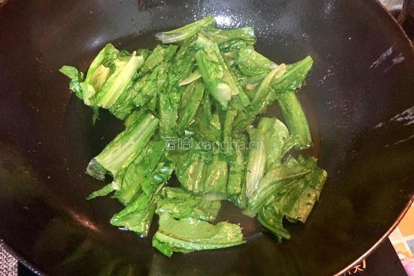 芝麻酱油麦菜的做法图解3