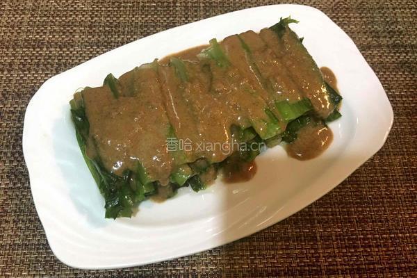 芝麻酱油麦菜的做法图解5