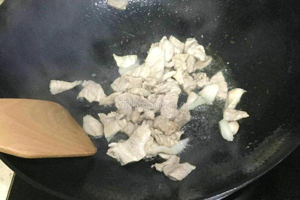 黄瓜炒肉的做法图解6