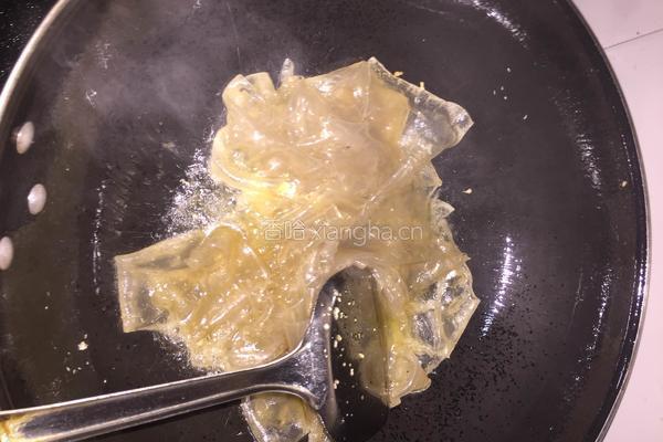 粉皮炒鸡蛋的做法图解4