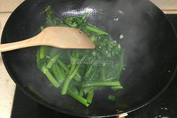 素炒菜花的做法图解5