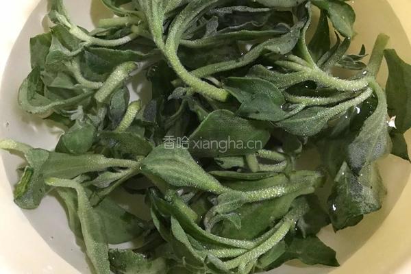凉拌冰草的做法图解3