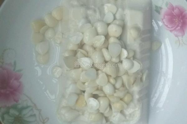 杏仁拌豆腐的做法图解3