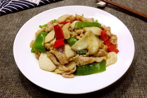 杏鲍菇炒肉片的做法图解8