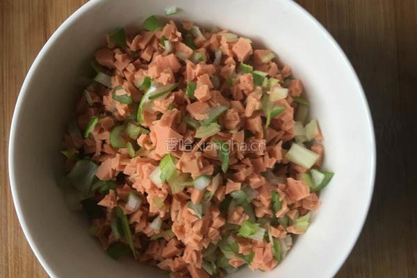 火腿香葱饼的做法图解3