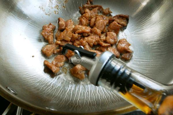 肉片炒儿菜的做法图解8