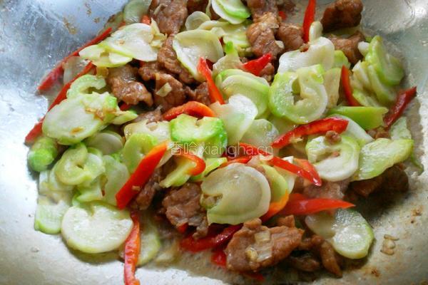 肉片炒儿菜的做法图解12