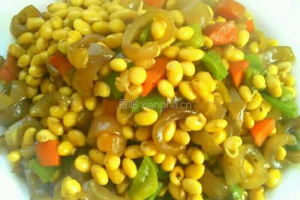 黄豆芽炒肉皮的做法图解9