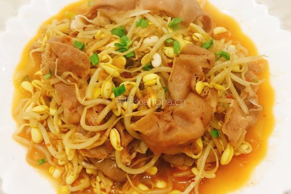 肥牛炒豆芽的做法图解10
