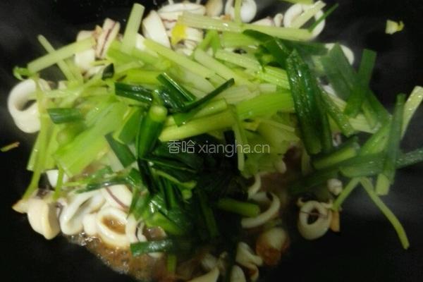 炒鲜魷的做法图解7