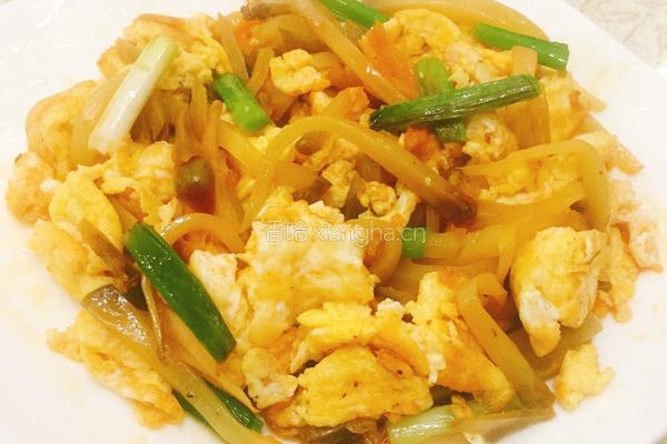 榨菜炒鸡蛋的做法图解10