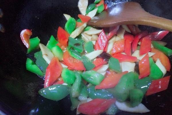 春意盎然 双椒炒杏鲍菇的做法图解19