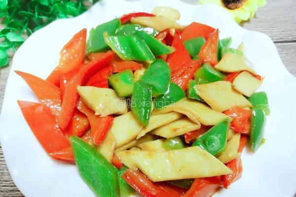 春意盎然 双椒炒杏鲍菇的做法图解20