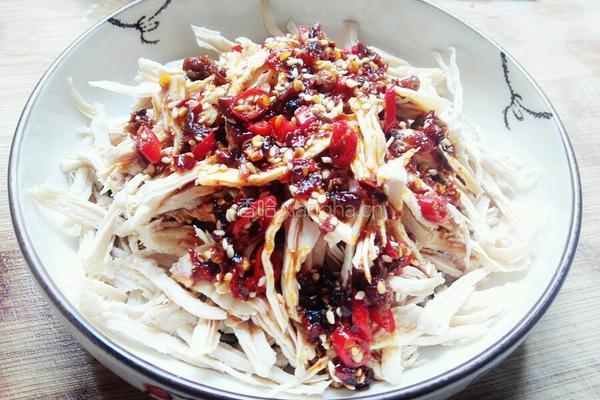凉拌麻辣鸡丝的做法图解9
