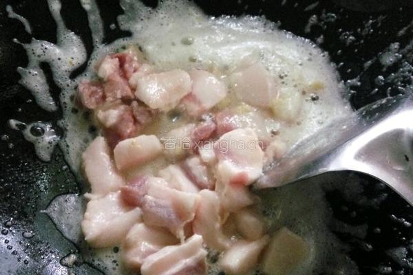 草菇炒肉的做法图解6