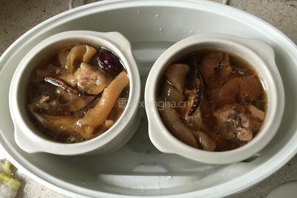 花胶虫草炖鸡汤的做法图解6