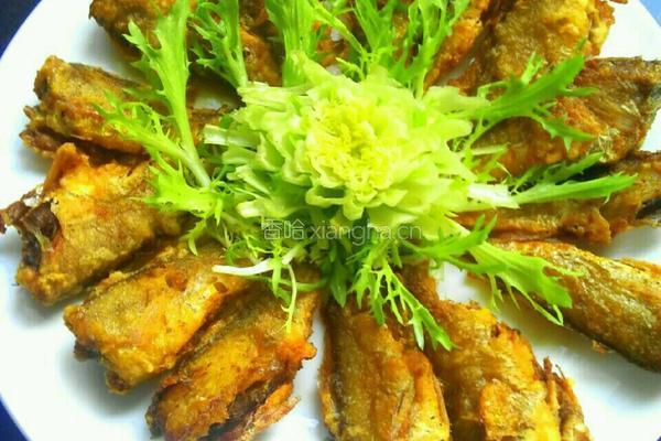 干炸小黄花鱼的做法图解5