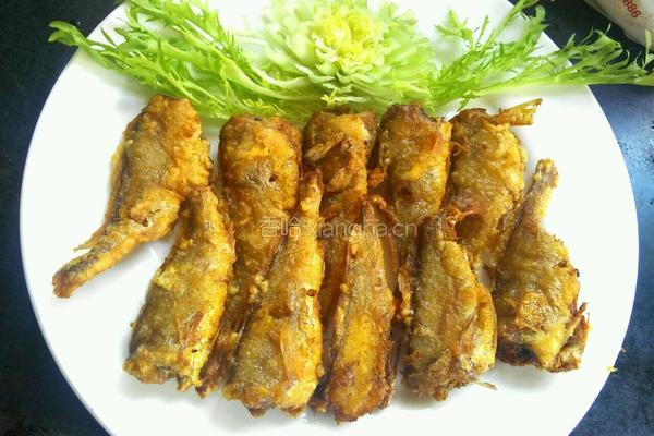 干炸小黄花鱼的做法图解6